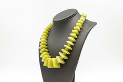 Jay King Sterling Silver Yellow Bauhinia Stone Necklace 19" .925