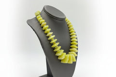 Jay King Sterling Silver Yellow Bauhinia Stone Necklace 19" .925