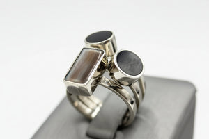 Soko Solitaire Ring Stack, Size 6