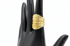 Gold Tone ,Size 6