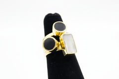 Soko Solitaire Ring Stack, Size 5