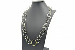 Peter Thomas Roth Sterling Silver & 18K Signature Romance Necklace, 30"