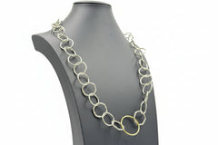 Peter Thomas Roth Sterling Silver & 18K Signature Romance Necklace, 30"