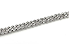 18CT DEF-VVS Moissanite Cuban Link Chain 8mm 22" 85G - Luxury