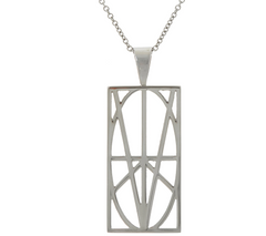 Zymbol Inspirational Stainless Steel Pendant Necklace Large Pendant