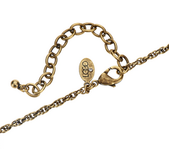 LOGO Links by Lori Goldstein Assorted Shapes Hanging GoldTOne Necklace