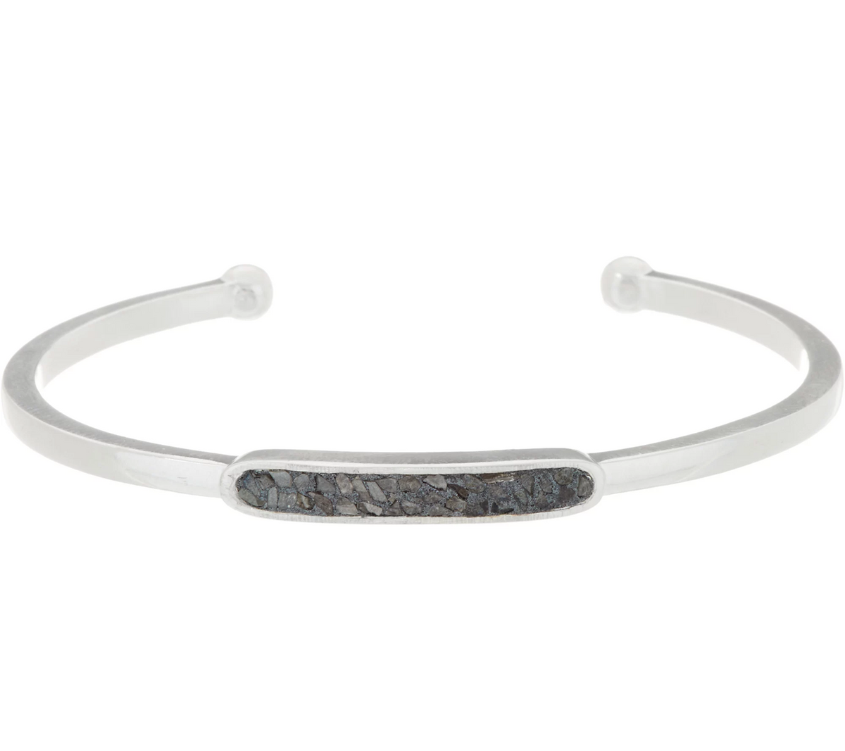 Shana Gulati Diamond Slice Sterling Silver Leena Cuff Avg