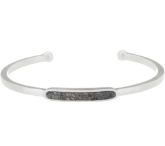 Shana Gulati Diamond Slice Sterling Silver Leena Cuff Avg