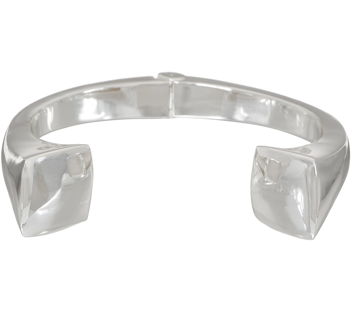 RLM White Bronze Trumpet Hinged Cuff, Small: 6-3/4"