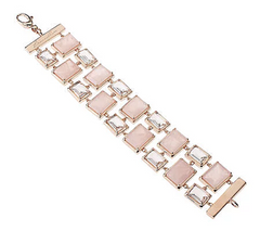 BronzAllure Studio Golclad Bronze Geometric Bracelet, Size 6-1/2