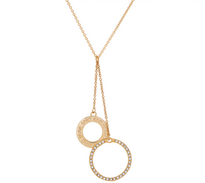 Stella Valle Kind Heart Gold Tone Necklace by Lori Greiner