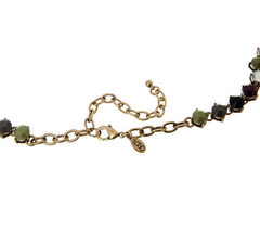 LOGO Links by Lori Goldstein Camouflage Goldtone Necklace