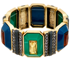 LOGO Links by Lori Goldstein Pyramid Stretch Bracelet