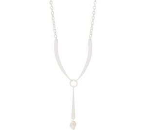 RLM Bronze Cultured Freshwater Pearl Lariat Necklace