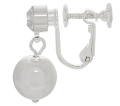 Joan Rivers Set of 4 Metallic Drop Earrings with Crystal