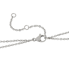 Steel by Design Bitty Star Motif Double Row Ankle Bracelet Adjustable