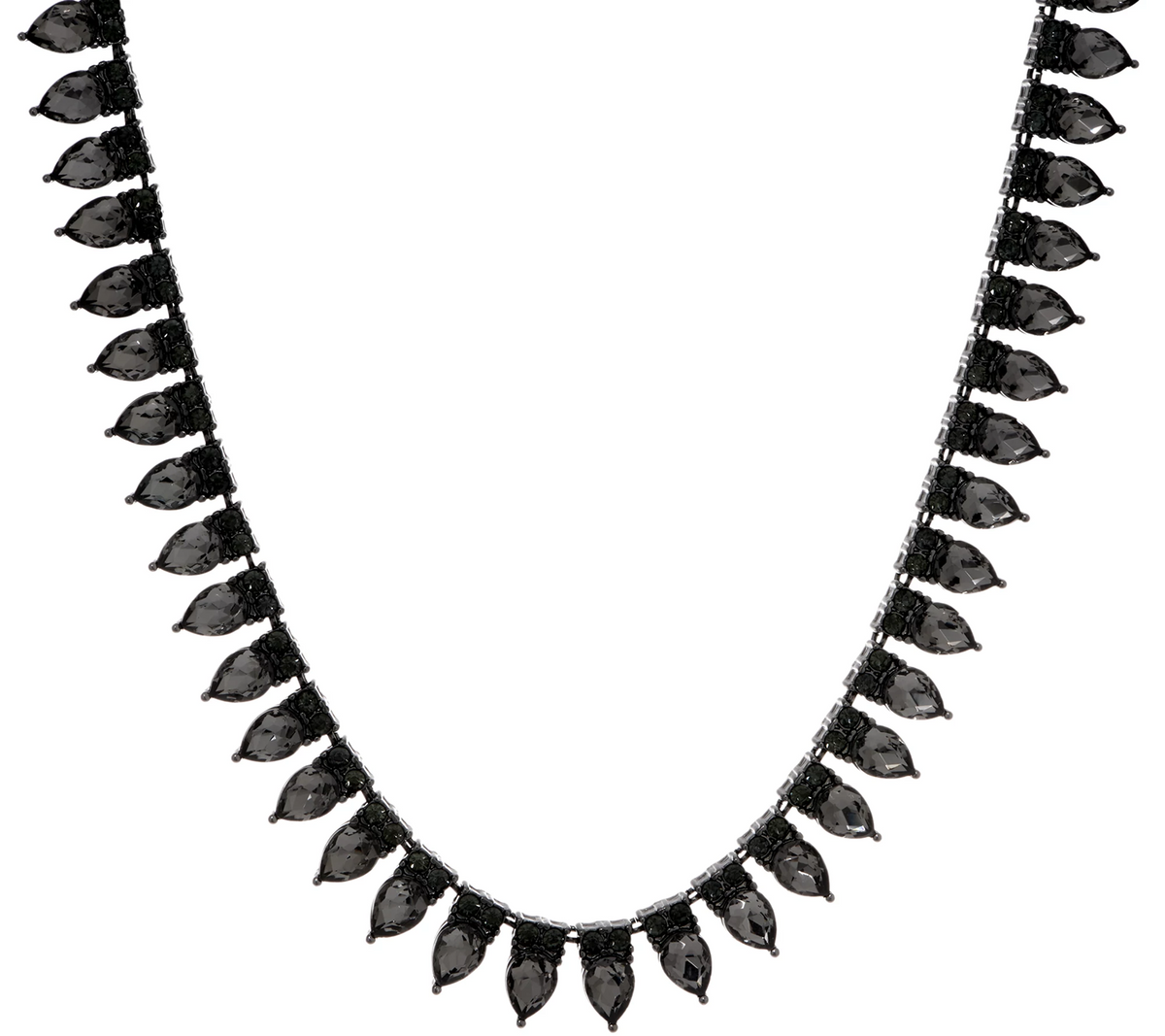 LOGO Links by Lori Goldstein Crown Gunmetal Necklace