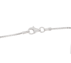 Or Paz Sterling Silver Blue Gemstone Accent Round Pendant with Chain