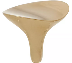 Bronzo Italia Gold Tone Organic Oval Bronze Ring, Size 5