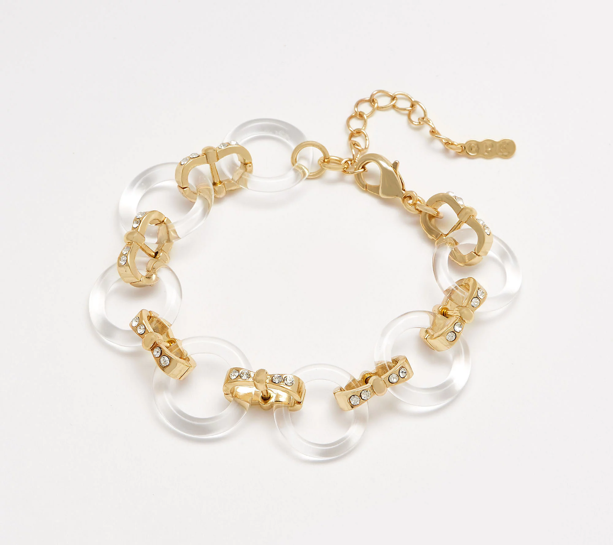 Grace Kelly Collection Simulated Crystal Circle Link Bracelet (Copy)