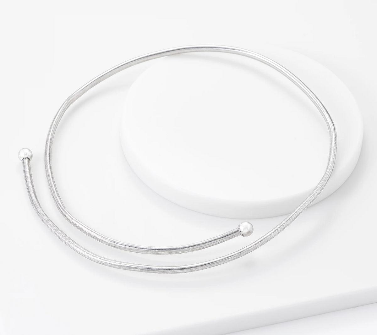 Italian Silver 4-in-1 Convertible Necklace to Bracelet