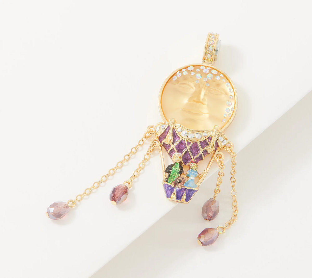 Kirks Folly Goddess Moon No Place Like Home Magnetic Goldtone Enhancer