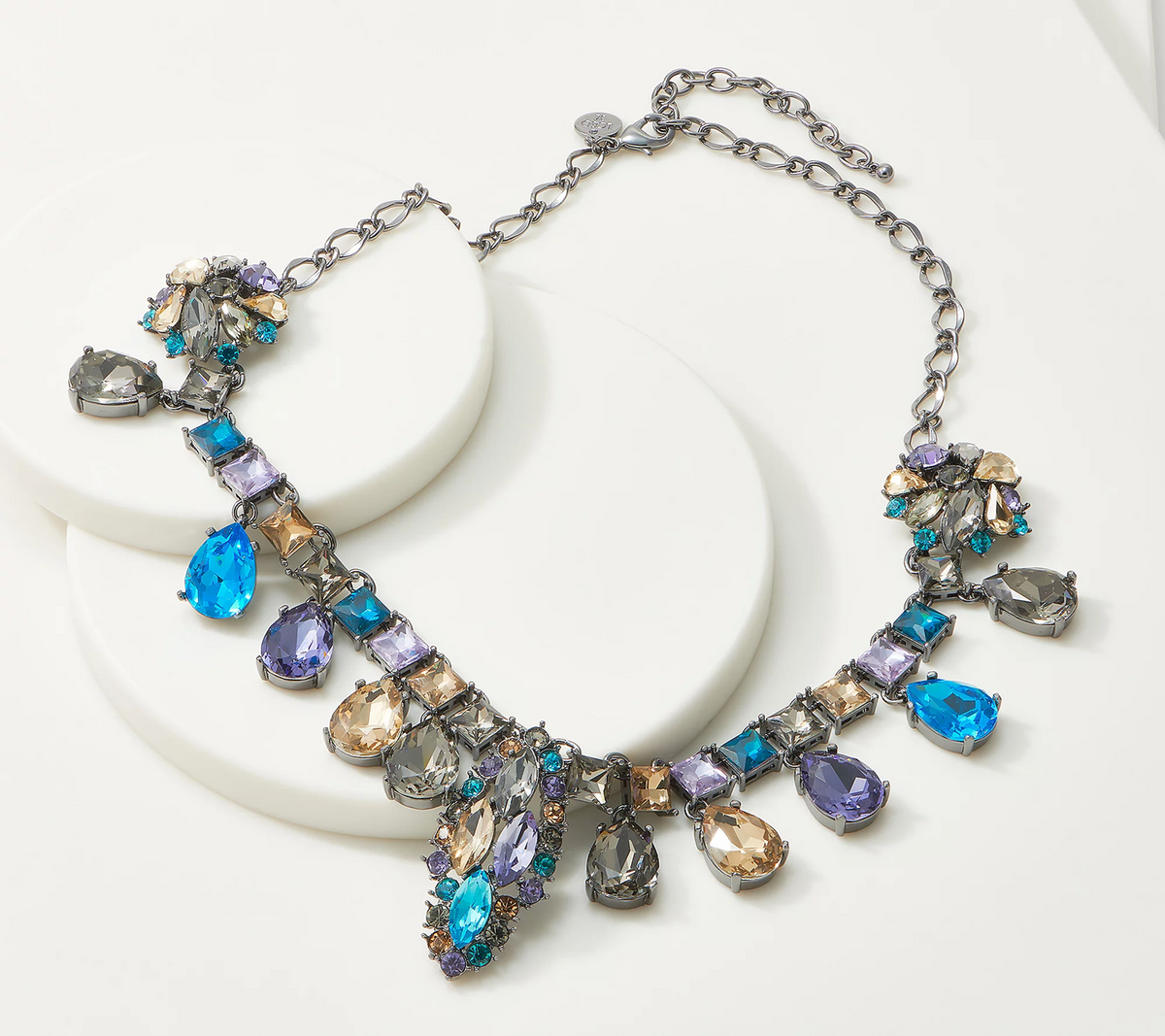 LOGO Links by Lori Goldstein Imperial Estate Gunmetal Necklace