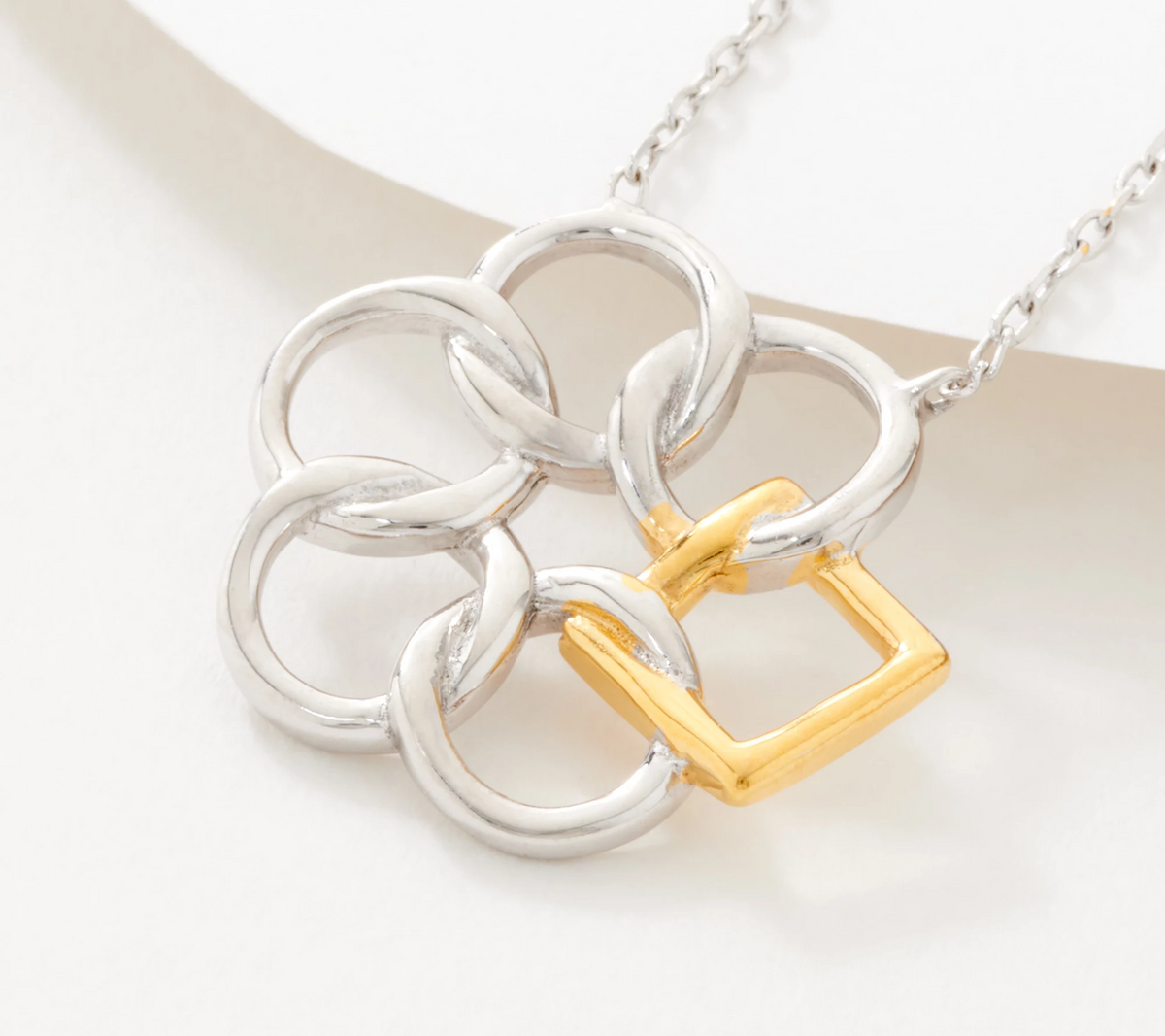 Embrace The Difference Classic 18" Sterling Silver Necklace