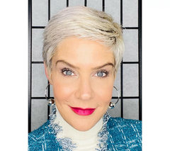 Joan Rivers Set of 2 Goldtone/Silvertone Hoop Earrings w/ Polished Ball