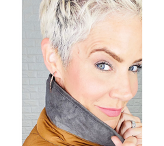 Joan Rivers Set of 3 Silver/Rose/Gold Tone Textured Linear Drop Earrings