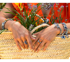 American West Sterling Silver Shield Shape Oringe Gemstone Ring Size 10