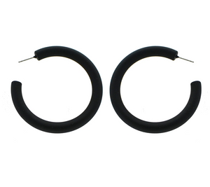 True Lovelies Rubber Hoop Earrings True Lovelies Rubber Hoop Earrings