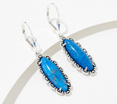 American West Silver Elongated Oval Measures approximately 1-5/8"L x 3/8"W 7.00