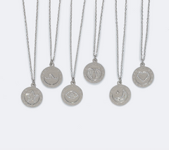 T. Jazelle Sterling Silver Heart Charm Necklace