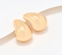 Joan Rivers Goldtone Polished Teardrop Earring