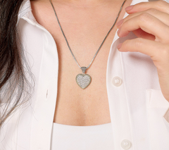 Artisan Crafted by Robert Manse Sterling Silver Bezel Set Heart Pendant