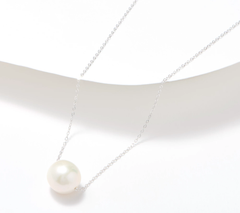 Honora Cultured Ming Pearl Forzatina Chain Sterling Silver lNecklace