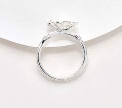 JMH Jewellery Sterling Silver Wild Irish Rose Ring Size 7