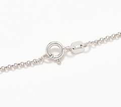 Solvar Sterling Silver Pave Shamrock Pendant with 20" Chain