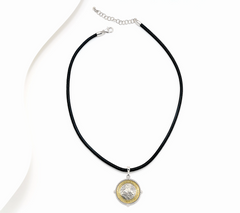 David Markstein Sterling Silver Genuine Vatican Lira Coin Necklace 18"