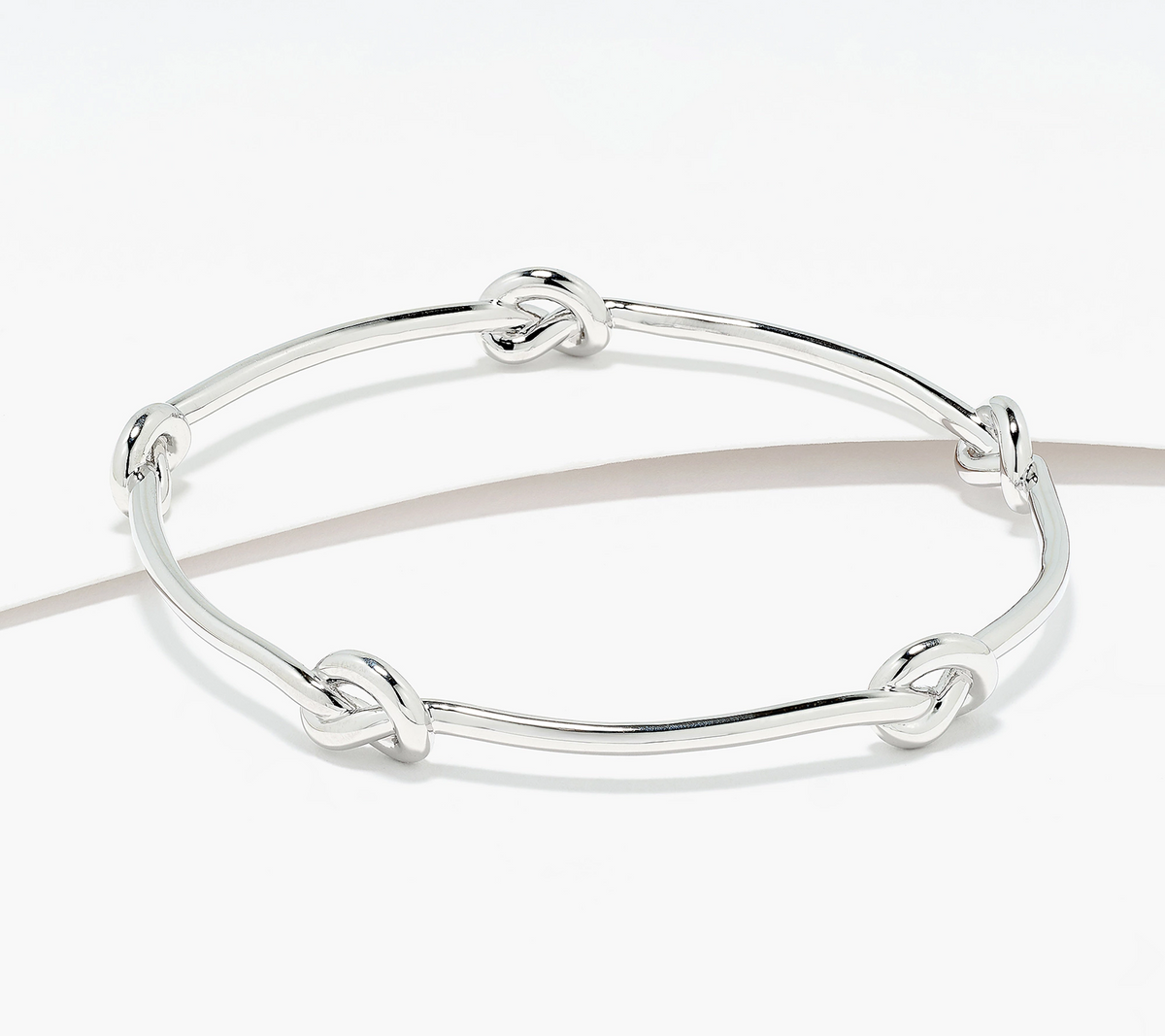 David Markstein Bronze Dimensional Love Knot Slip on Bangle