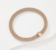 David Markstein Premiere Mocha Bronze Comfort Stretch Bracelet Small