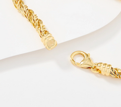David Markstein Yellow Bronze Premier Woven Foxtail Bracelet Avg