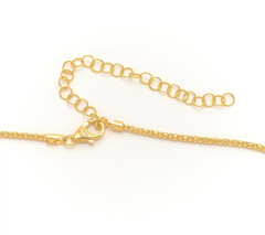 David Markstein Gold-Plated Sterling Silver Jane Cimaruta Pendant w/ Enhancer& Chain
