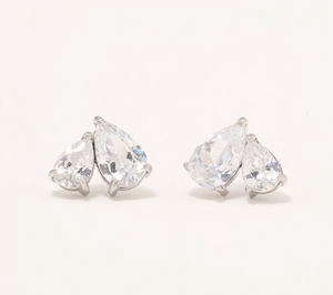 Steel by Diamonique Stud Earring