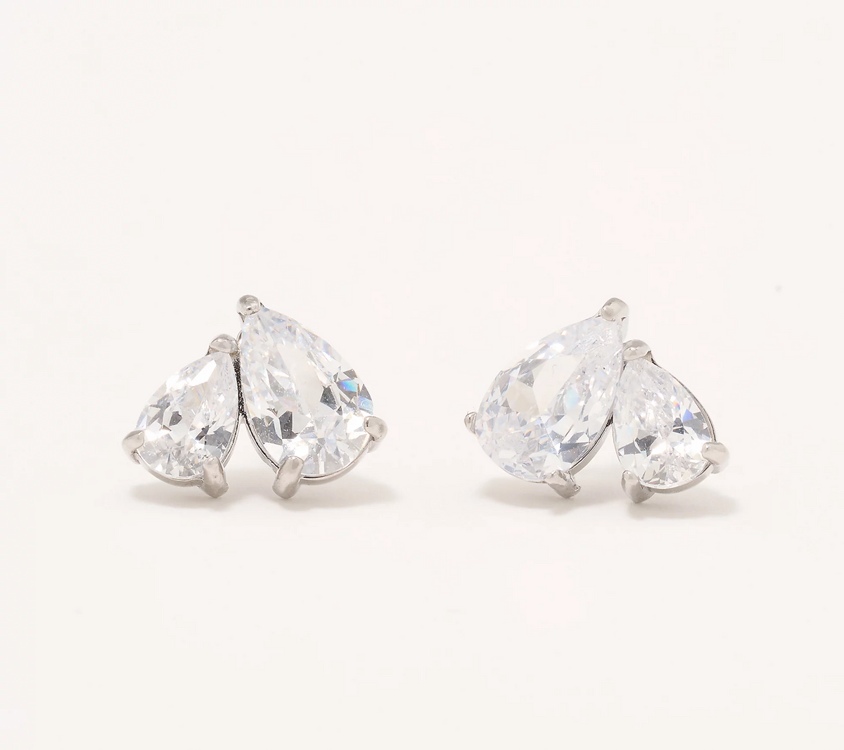 Steel by Diamonique Stud Earring