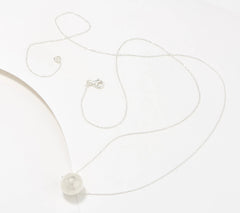 UltraFine 950 Fine Silver Polished Bead Necklace 32"