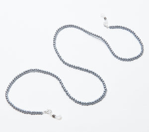 Prive Revaux Eyewear and Face Covering Grey Faux Pearl Beaded Chain
