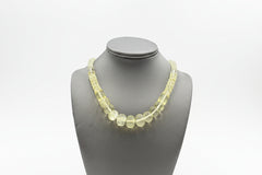 Jay King Sterling Silver Lemon Citrine Graduated Bead Necklace 18"