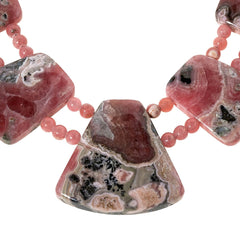 Jay King Sterling Silver Rhodochrosite 18" Necklace